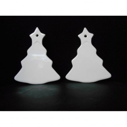 Enfeite de Natal de Cerâmica - Árvore de Natal - 1 unidade