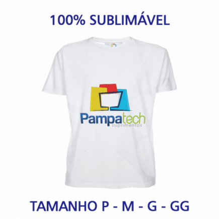 Baby Look Poliéster Branca - ADULTA