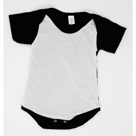Body Raglan para Sublimação - PRETO