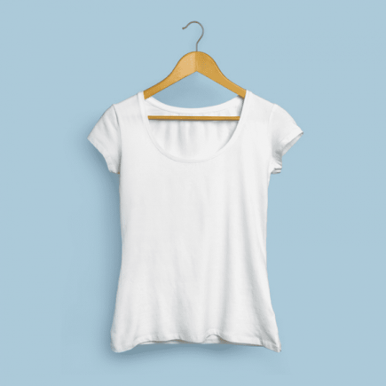 Batinha Feminina Poliéster branca