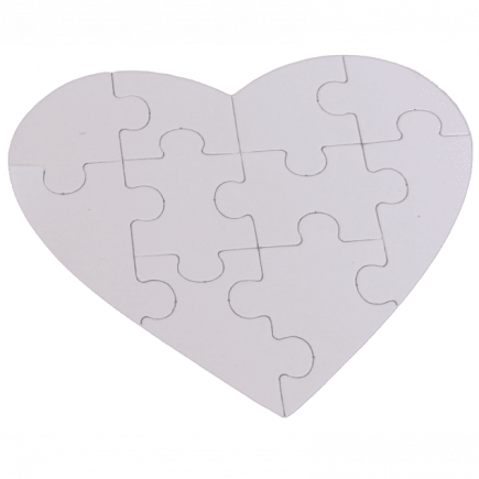 Quebra-Cabeça Coração - 10 peças