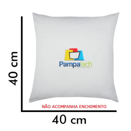 Capa para Almofada - várias cores 40X40 cm
