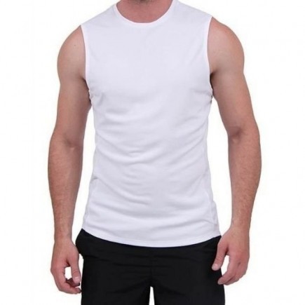 Regata Adulto para Sublimar SEM MANGAS- Tecido Branco