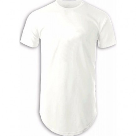 CAMISETA LONGLINE branca Masculina