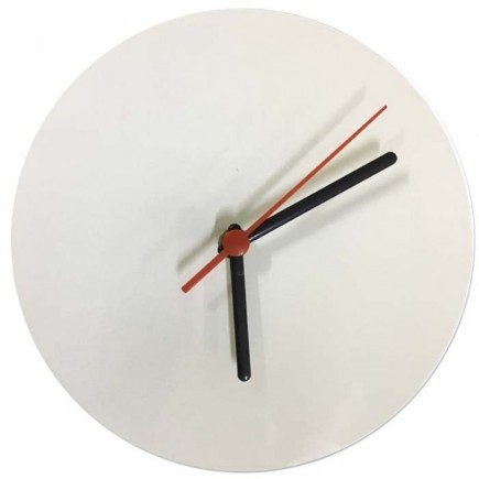 Relógio metal branco