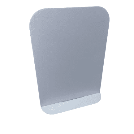 Placa de Acrílico Branco 15x20 cm + Base MDF para Sublimação