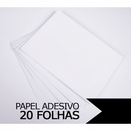 Papel Fotográfico Adesivo A4 Glossy 130g/135g 40 folhas