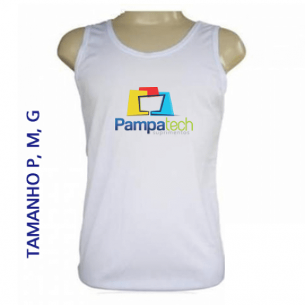 Regata Poliéster Branca - adulto