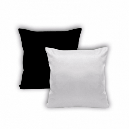 Almofada Preta - 30x30 cm (capa + enchimento)