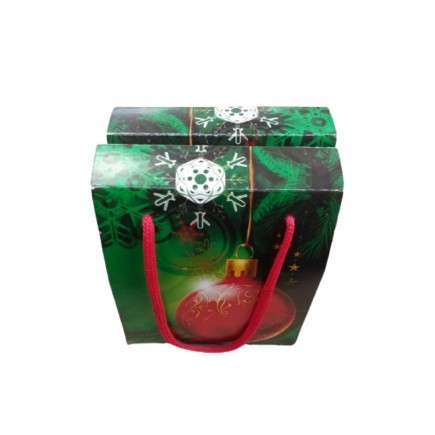 Caixinha sacola para caneca - tema natalino - 1 UNIDADE