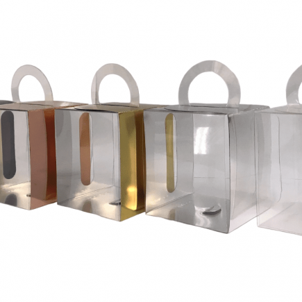 Embalagem PET metalizada para caneca