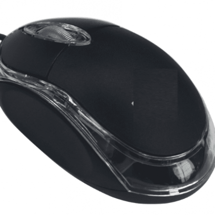 Mouse Óptico USB c/ fio - Preto