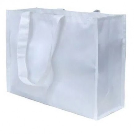 Sacola para Sublimação Poliéster Rígido Fosco Horizontal 29x40cm