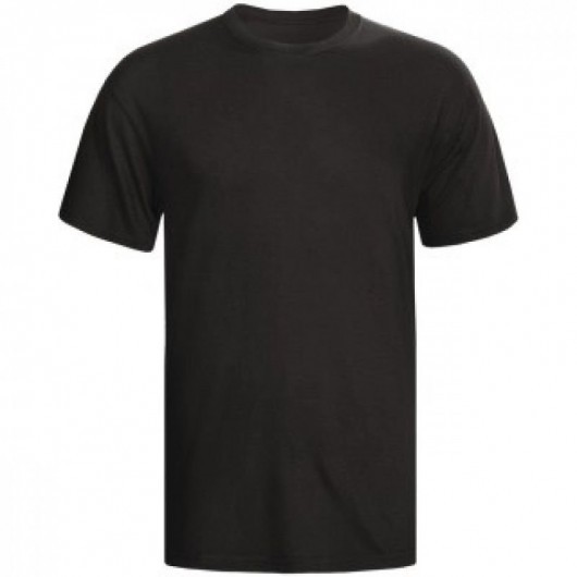 Camiseta Poliéster Infantil Preta