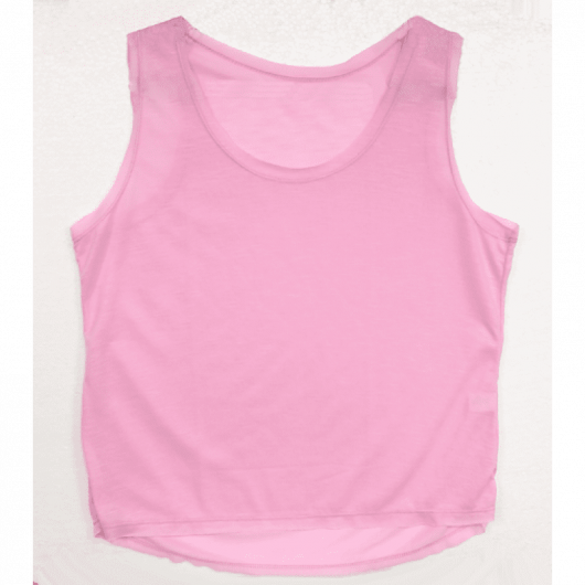 Cropped Rosa para Sublimação