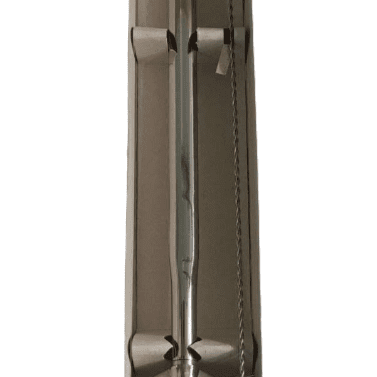 Bomba chimarrão inox jateada lisa com rosca