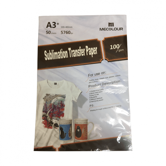 Papel Sublimático A3+ (mais) pacote com 50 folhas. Alta definição. Fundo ROSA