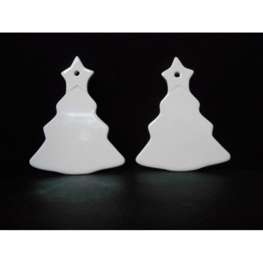 Enfeite de Natal de Cerâmica - Árvore de Natal - 1 unidade