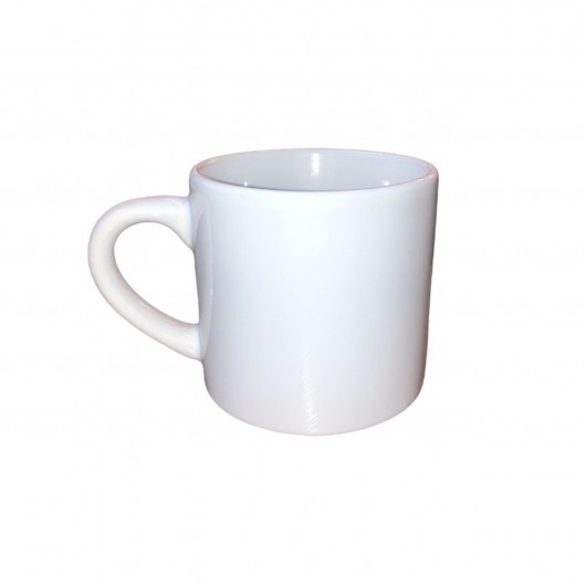 CANECA BRANCA DE CERÂMICA 6OZ 180ML PARA SUBLIMAÇÃO IMPORTADA PREMIUM ( CAFEZINHO )