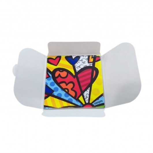 Caixinha embalagem azulejo 20x20 unidade (não sublima)