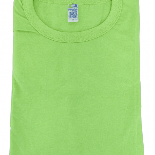 Camiseta Algodão Verde Limão - Alta gramatura 100%