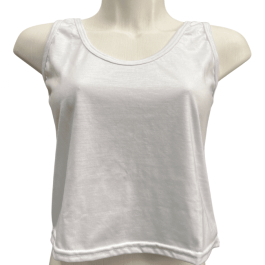 Cropped para Sublimação 100% poliéster