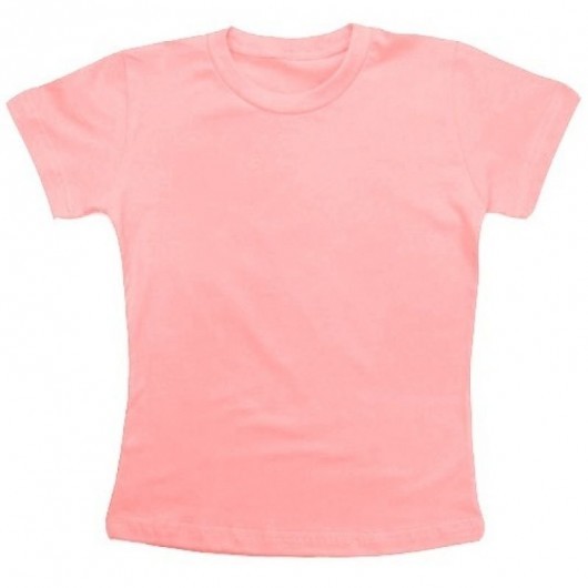 Baby Look Poliéster Rosa - Adulto