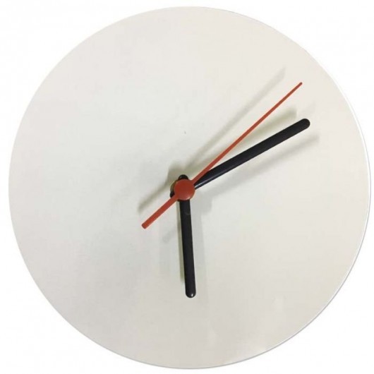 Relógio metal branco