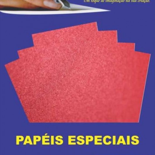 Papel Metalizado A4 150g c/ 15 folhas Off Paper