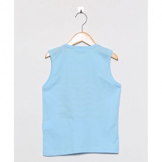 Regata Poliéster Azul bebê Infantil