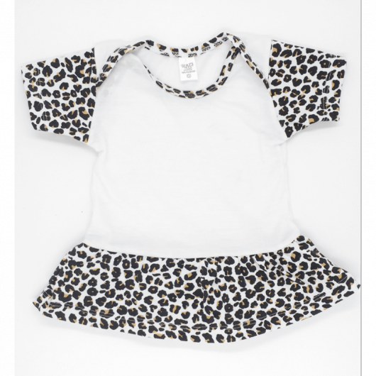 BODY BEBÊ VESTIDO CURTO TIGRESA