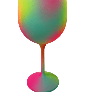 Taça Gin degradê para personalizar - linha Premium - Modelo TIE DYE - DUO - Caribe