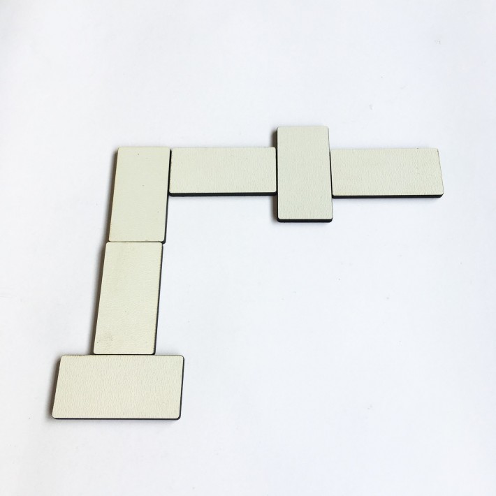 Dominó em MDF - 28 peças