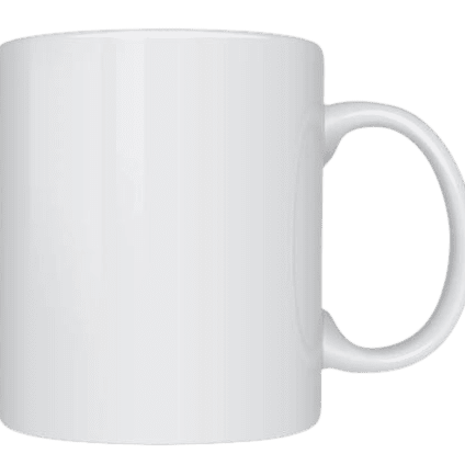Caneca Branca para Sublimação de Cerâmica Premium AAA caixa 36 unidades