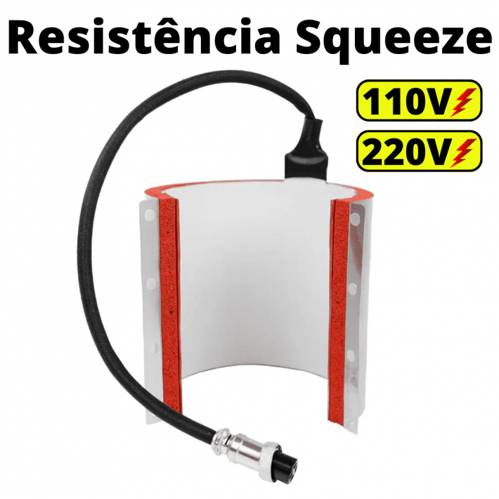 Resistência Cilíndrica de squeeze 10OZ prensa de caneca