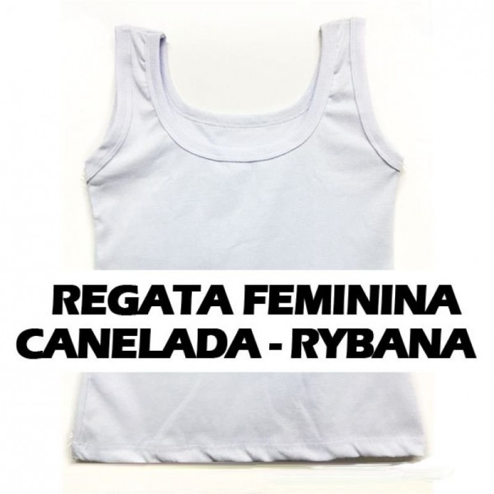 Regata Feminina Canelada - Ribana Branca
