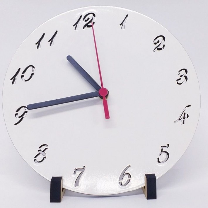 RELÓGIO REDONDO COM NÚMEROS - MDF