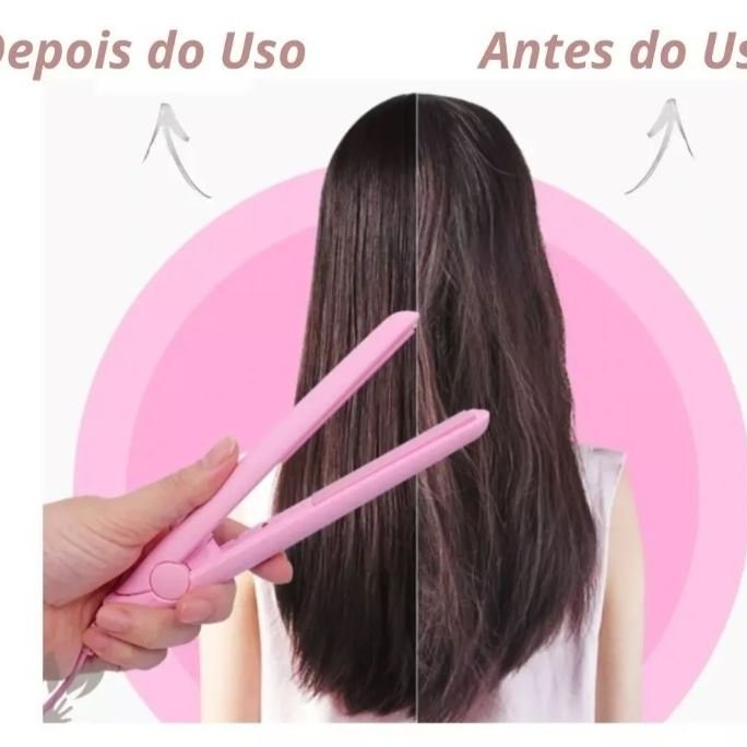 Mini Chapinha Prancha De Bolsa Portátil Cabelo Bivolt Cor Sortida 110 - 220