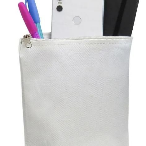 Necessaire para Sublimação Poliéster Fosco Vertical 16x19cm