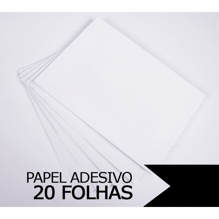 Papel Fotográfico Adesivo A4 Glossy 130g/135g 40 folhas