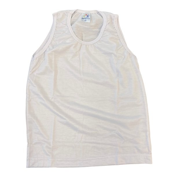 Regata Branca Infantil Poliéster