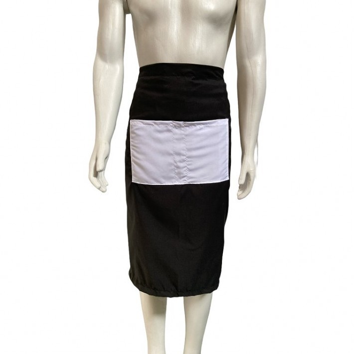 Avental para garçom de cintura gastronomia 90x70