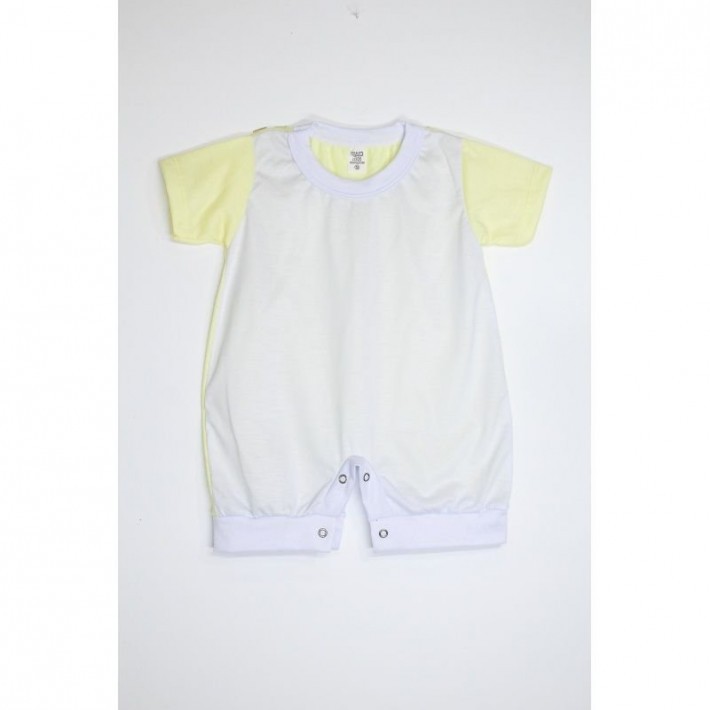 Body Macacão Raglan - Amarelo