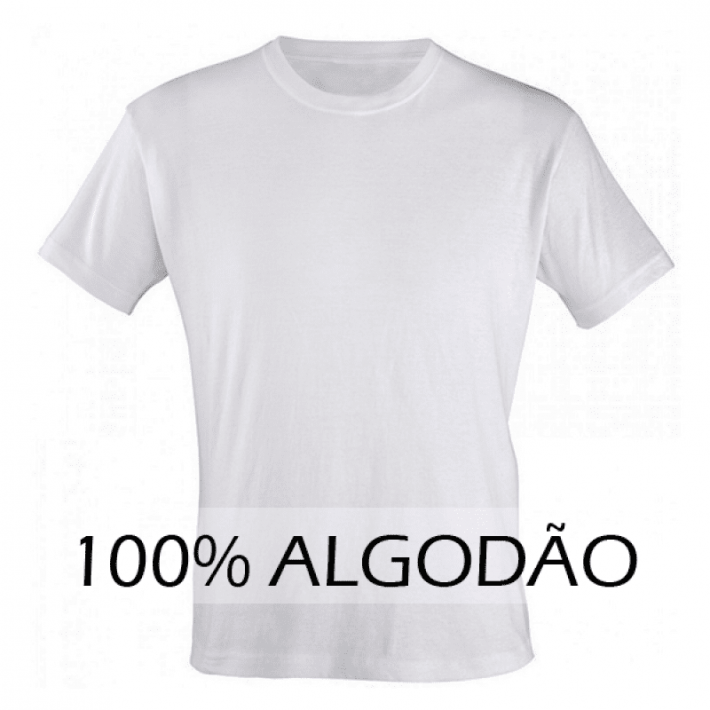 Camiseta de Algodão Branca