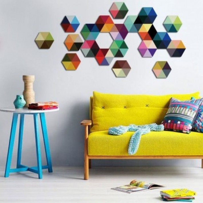 PORTA RETRATO MDF - HEXAGONO