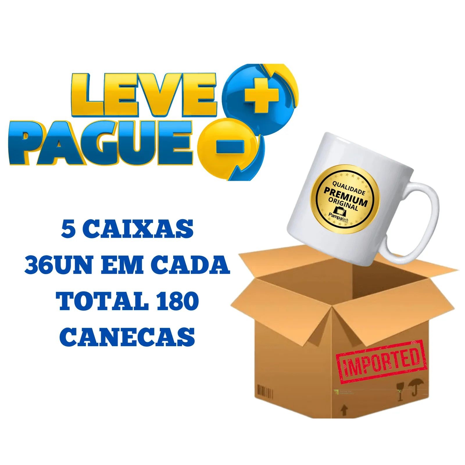 Caneca Branca Atacado Master - Premium AAA - 5 caixas (R$ 330,00 por caixa) R$ 9,17 Porcelana em Abreu e Lima